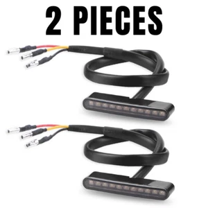 2X 11LED Luz trasera para motocicleta Mini freno trasero para parada de marcha Lámpara brillante 12V - Imagen 1 de 13