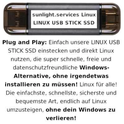 LINUX USB STICK SSD - Die super schnelle Windows-Alternative, VORINSTALLIERT !!! - Bild 1 von 4