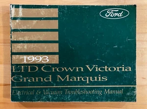 1993 Ford LTD Crown Victoria Marquis Electrical & Vacuum Troubleshooting Manual - Picture 1 of 2