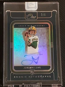2020 Panini One Jordan Love Shadowbox /5 Auto SSP Panini Sealed Rookie ☆ Packers - Picture 1 of 3