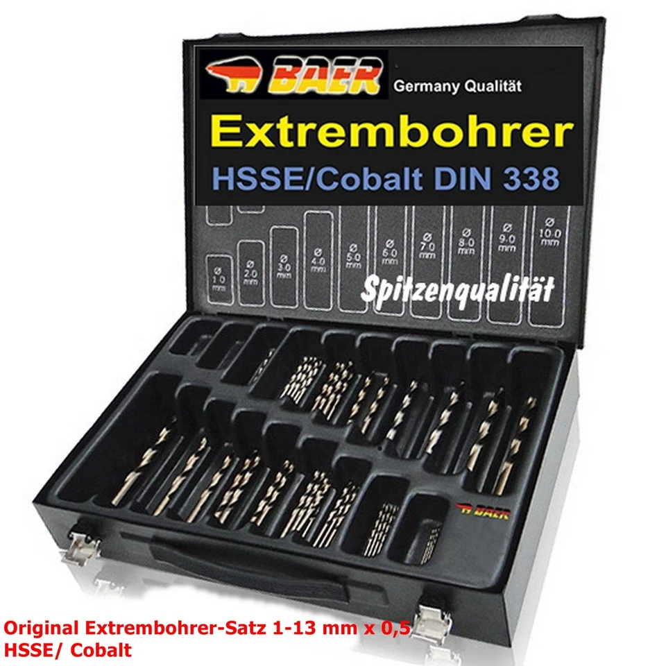 Baer HSSE Extrembohrer Magazin -93-teilig (BM1130)