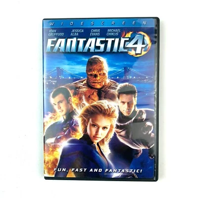 Fantastic Four (DVD, 2005) Loan Gruffudd Jessica Alba Widescreen Foto 1 de 4