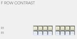 Neu Drop + Mito SA Godspeed Custom Keycap Set - F-Reihe Kontrast 16 Tastenkappen - Bild 1 von 3