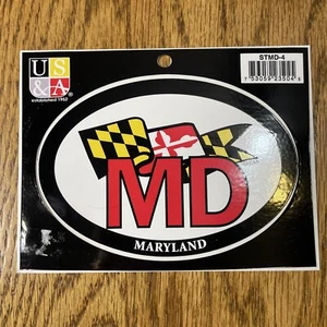 Vintage MD Maryland decal Sticker - Picture 1 of 3
