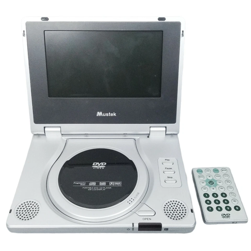 Mustek Portable DVD Player Model PL607 With Remote Control FOR PARTS ONLY - Image 1 of 4