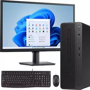 HP ProDesk Core i5-8500 256 GB SSD+16 GB DDR4 - 2TB HDD Win 11 19" DELL Monitor - Bild 1 von 22