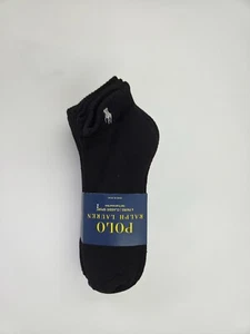 Ralph Lauren Men’s Ankle Socks 6 Pack Size 10-13 – Low Cut, Cushioned Sole - Picture 1 of 4