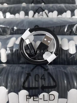 LOT 100 OEM Micro USB/Type-C Fast Charging Cable For Samsung LG Pixel Motorola - Image 1 of 4