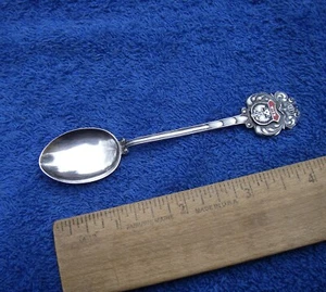 Buena CUCHARA DE RECUERDO AUSTRIACO 900 Plata VIENA/Viena esmalte sin precio base - Imagen 1 de 4