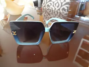 ꙮ LOUIS VUITTON LV Authentic Damen Sonnenbrille Blau Brille 2619 59☐15-140 - Bild 1 von 11