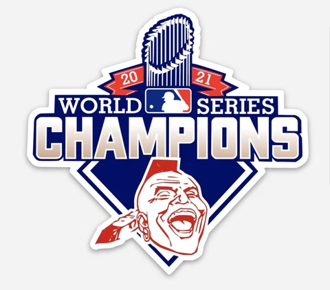 Atlanta Braves Magnet World Series Champion 2021 Logo type MLB Baseball Die-Cut Cover