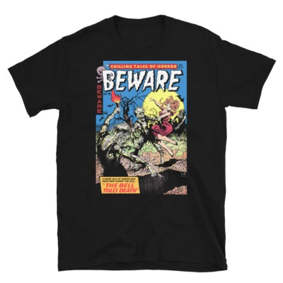 Beware Comic No. Camiseta 10 Frank Frazetta Cover (negra) Foto 1 de 2
