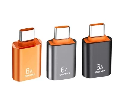 USB C auf USB A Adapter OTG USB-Stick 3.0  6A  120 W Samsung Macbook NEU - Bild 1 von 4