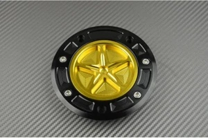 Gold Quick Lock Fuel Tank Cap Keyless HONDA CBR 1100XX SUPER BLACKBIRD 1999-2007 - Picture 1 of 2