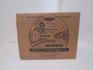 45tk-KING Schallplatten 45u/min Versandbox von 1961 - Bild 1 von 3