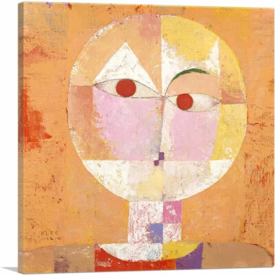 ARTCANVAS Senecio - Pronto envejecer 1922 impresión de arte en lienzo por Paul Klee Foto 1 de 4
