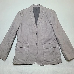 Blazer uomo Kenneth Cole grande 42 grigio lino casual da lavoro - Foto 1 di 11