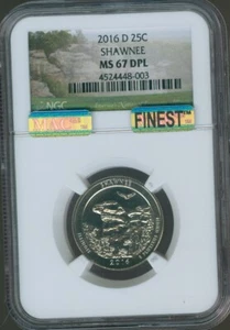2016-D Shawnee Quarter NGC MS67 DPL Quality - Picture 1 of 2