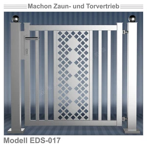 EB538 - EDELSTAHL-Pforte, Tür, Zaun, Gartentor, Eisentor, Tor - Bild 1 von 2