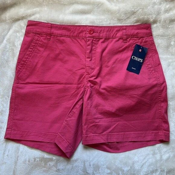 Chaps icon Amalfi Red Shorts sz 12 new nwt - Image 1 of 1