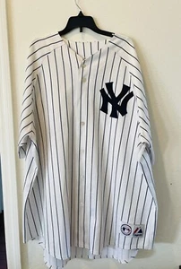 Vintage Old-School New York Yankees Pinstripe Jersey, Majestic Size 2X - Picture 1 of 11