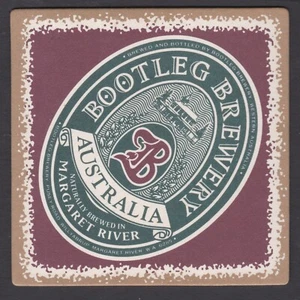 BOOTLEG BREWERY MARGARET RIVER WA AUSTRALIA BEER / DRINK COASTERS NEW x 4 (FOUR) - Picture 1 of 1