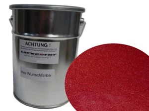 4 Liter Spritzfertigen Basislack geeignet für Porsche 8A7 Rot Metallic Autolack - Picture 1 of 1