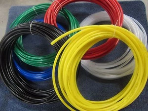 Pneumatischer Polyethylenschlauch 1/4 5/32 1/8" 6 Farben x 50' Länge kostenloser Versand - Bild 1 von 7