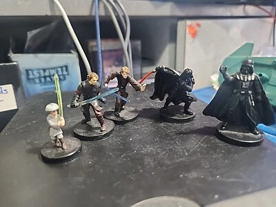 Darth Vader Legacy Star Wars Miniatures WotC RPG Legion x 5 lot - Image 1 of 4