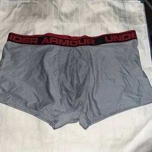 Under Armour Rn96510 Gray 6" Boxer Briefs 1 Pack Men's Underwear Size 3XL 3TG - Picture 1 of 3