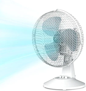 CFT23PW00A2 23CM Ventilatore Da Tavalo, 25W Silenzioso Ventilatore Con 3 Pale, 2 - Foto 1 di 12