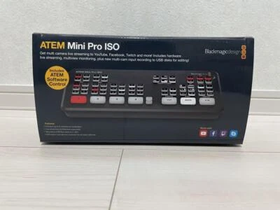 Blackmagic Design ATEM Mini Pro ISO Live Production Switcher New from JP - F/S - Image 1 of 4