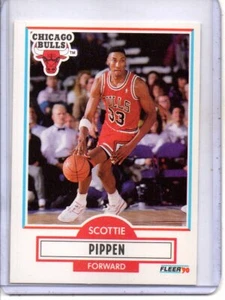 1990-1991 Fleer #30 Scottie Pippen Chicago Bulls (famer del Salón de la Fama) - Imagen 1 de 2