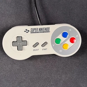 Genuine Super Nintendo Entertainment System SNES Controller TESTED/WORKING - Picture 1 of 2