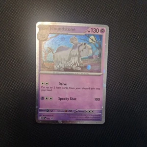 Pokemon Como Nuevo Houndstone SVP EN 042 - Obsidian Flames Black Star Promo - Imagen 1 de 2