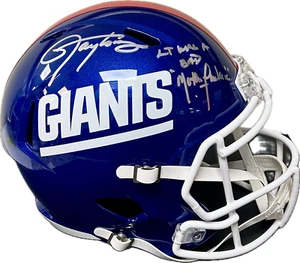 Lawrence Taylor Signed Full Size NY Giants Replica Speed Helmet JSA Bad Mofo 2 - Picture 1 of 6