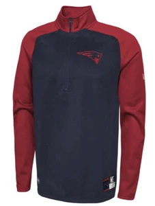 New Era Men’s New England Patriots Combine Half Zip Pullover Jacket Medium M - Picture 1 of 13
