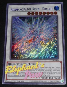 Yugioh - Adamancipator Risen Draghite RARA SEGRETA - SESL-EN009 AMERICANA - Picture 1 of 1