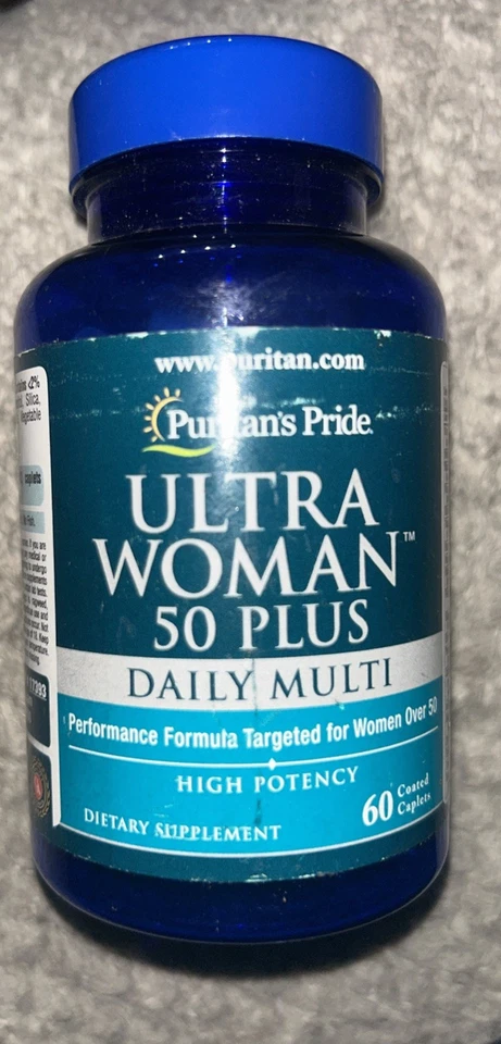 3 Multivitamins and Minerals Ultra Woman 50 Plus Daily Multi. 60 Caplets USA