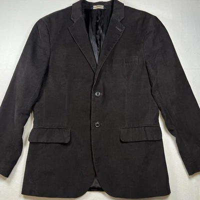 Banana Republic Corduroy Blazer 38S Dark Brown 2 Button Sport Coat Suit Jacket - Image 1 of 4