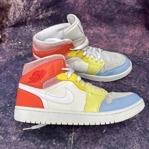 Nike Air Jordan 1 Mid 'To My First Coach' Womens UK 8 - Picture 1 of 9