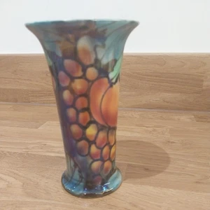 Vintage Burleigh Ware Burlslem Lustre Vase Pattern 3820 Circa 1930's - Picture 1 of 12