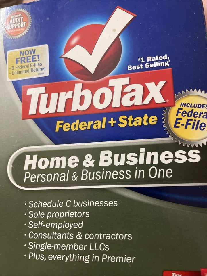 TurboTax Home & Business 2008, 2009, 2010  - Image 1 of 1