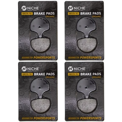 Brake Pad Set for Harley-Davidson Dyna Softail Tour Glide Front Organic 4 Pack - Image 1 of 4