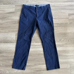 Pantalones chinos de pierna recta Banana Republic azules para hombre 33X30 - Imagen 1 de 17