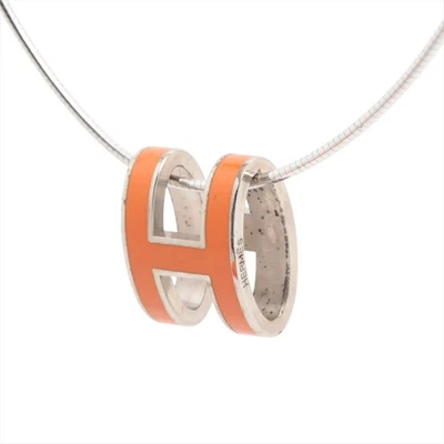Collar Hermès Pop H GP Plata x Naranja Foto 1 de 4