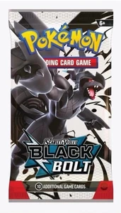 BLACK BOLT Booster Pack POKEMON VIOLA SCARLATTO 1 CONFEZIONE 10 CARTE - IN MANO! NUOVO - Foto 1 di 1