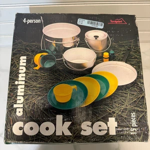 Stansport Aluminum 4 Person Camping Cook Set - Picture 1 of 10