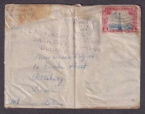 Mar 11 1929 airplane snowstorm crash cover pilot R T Freng Park City Utah CAM 18 - Picture 1 of 2