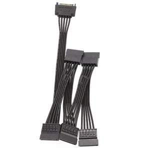 1 Tow 5/4/3 Power SATA 15Pin SATA HDD Power Cable HDD Expansion Cable - Afbeelding 1 van 12